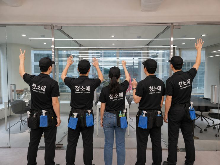 강남 역삼동 사무실청소 주3회 정기청소, 쓰레기배출부터 화장실청소 까지 꼼꼼하게 현장 사진
